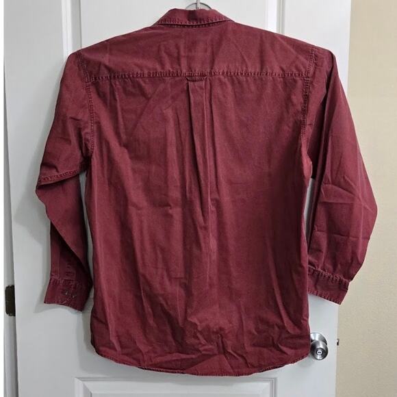 RedHead Maroon Long‎ Sleeve Button Down Shirt XL - Picture 7 of 7